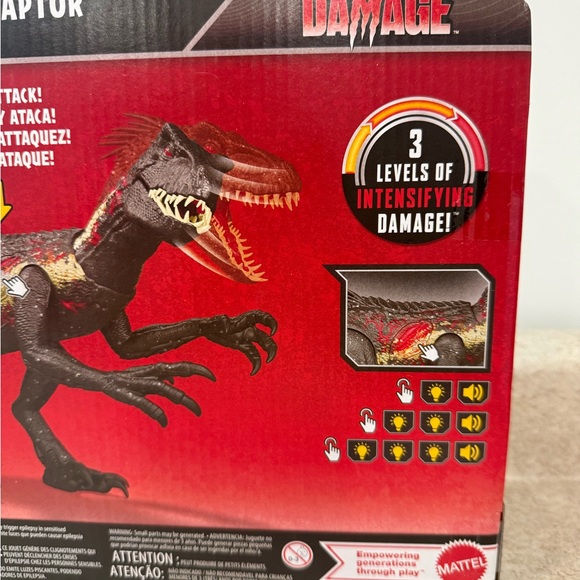 Jurassic World Ultimate Damage Indoraptor | Rustan Mattel Jurassic World Ultimate Damage Indoraptor Dinosaur 14\